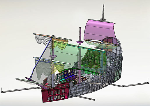 peter pan ship toy